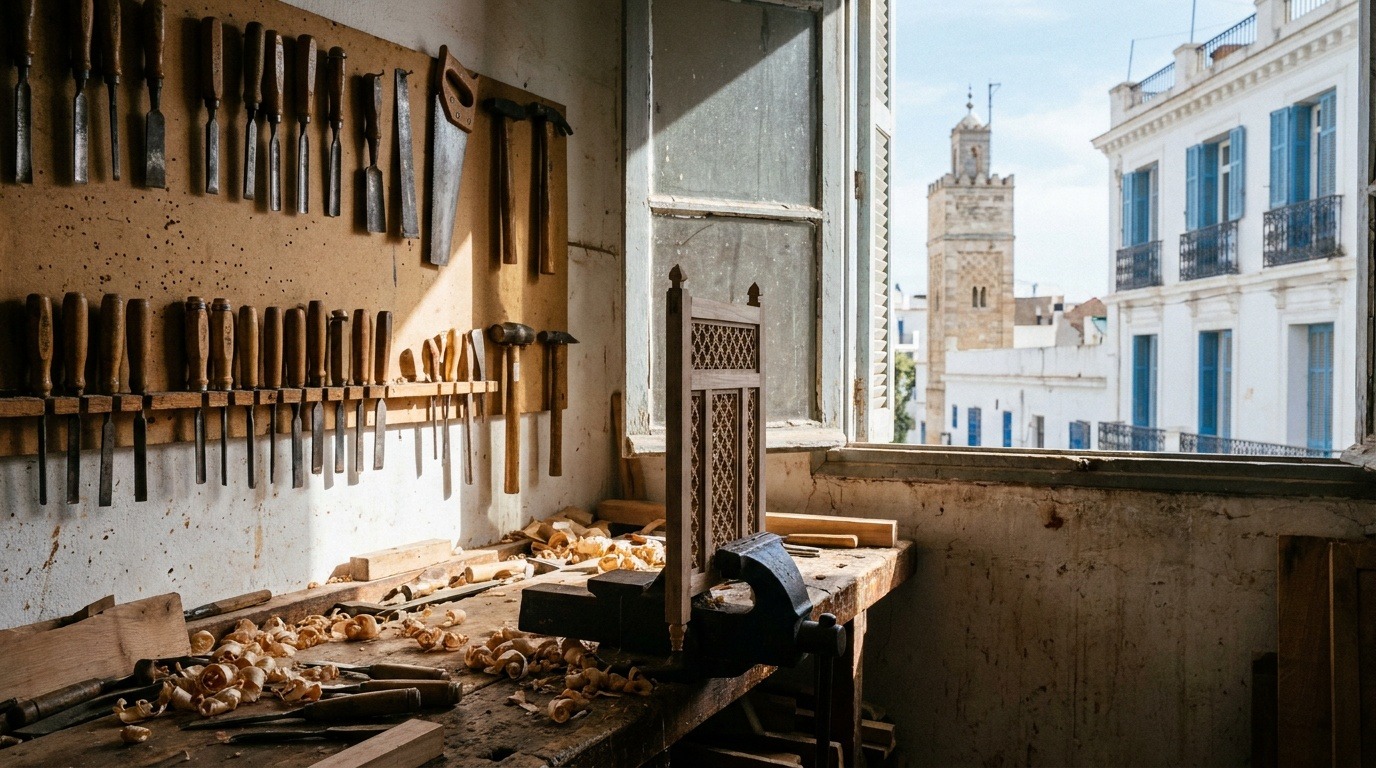 Atelier d'artisan indépendant en Algérie