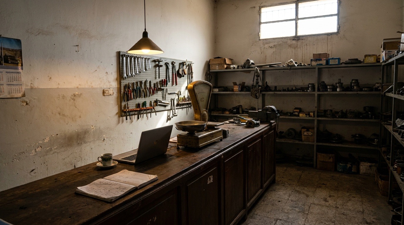Atelier d'une entreprise familiale en Algérie