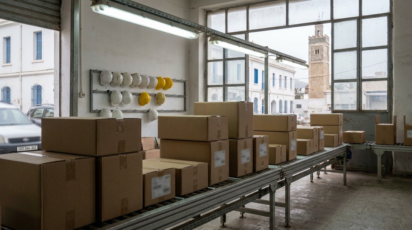 Atelier industriel en Algérie