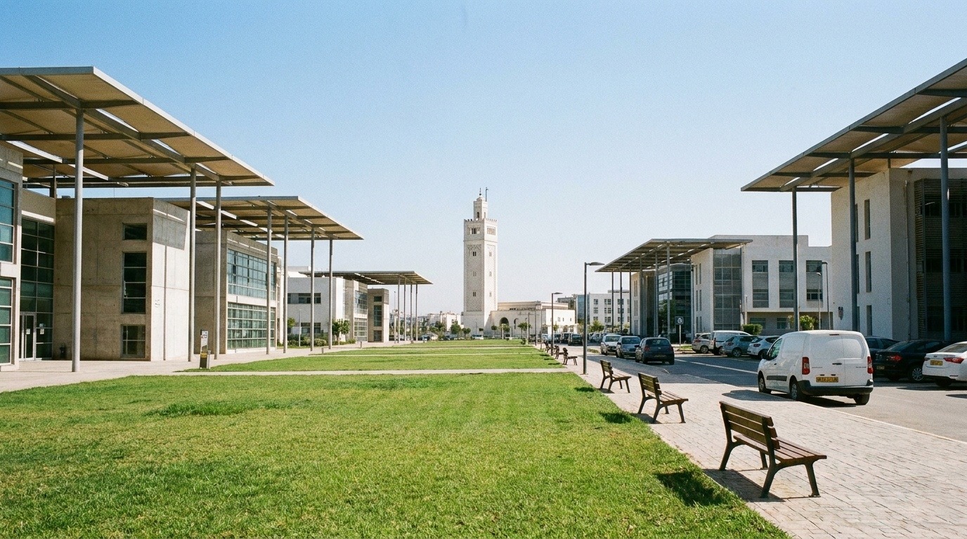 Campus universitaire moderne en Algérie