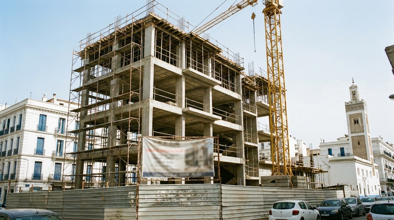 Chantier immobilier en Algérie