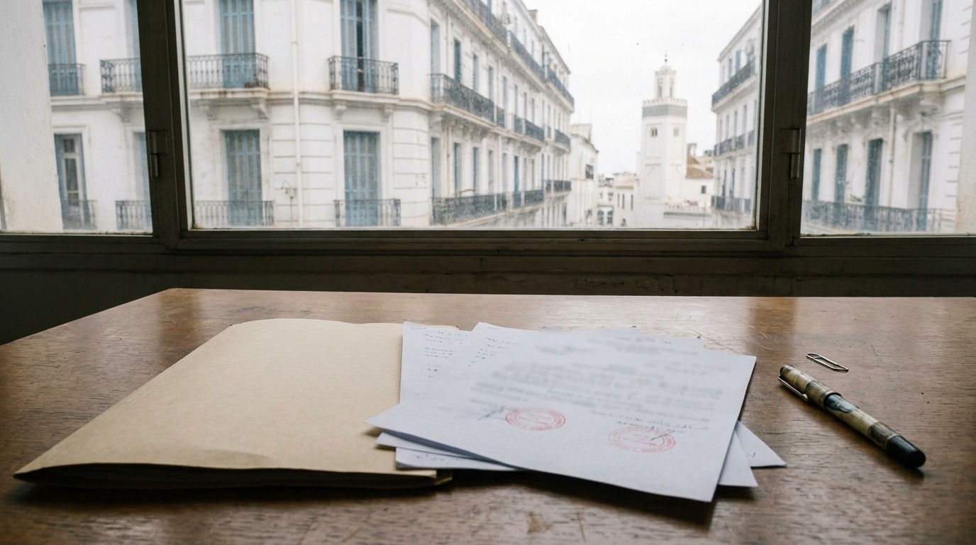 Dossier de demande de carte de séjour prêt à être déposé