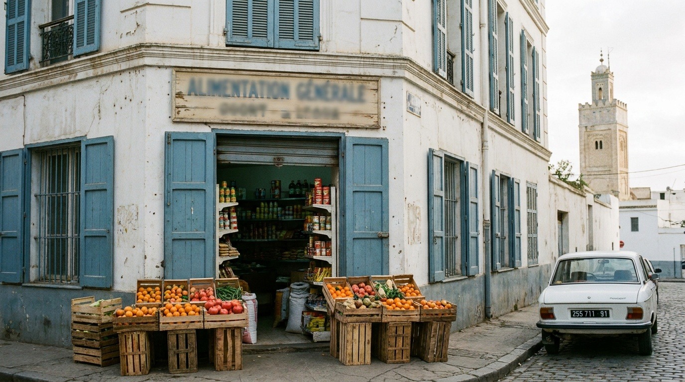Épicerie de quartier à Alger