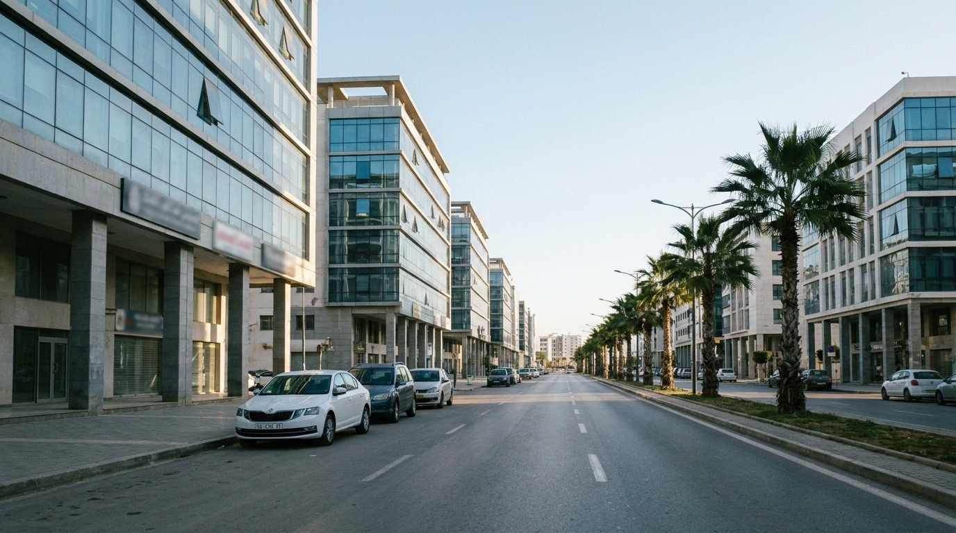 Immeubles de bureaux modernes à Bab Ezzouar, Alger