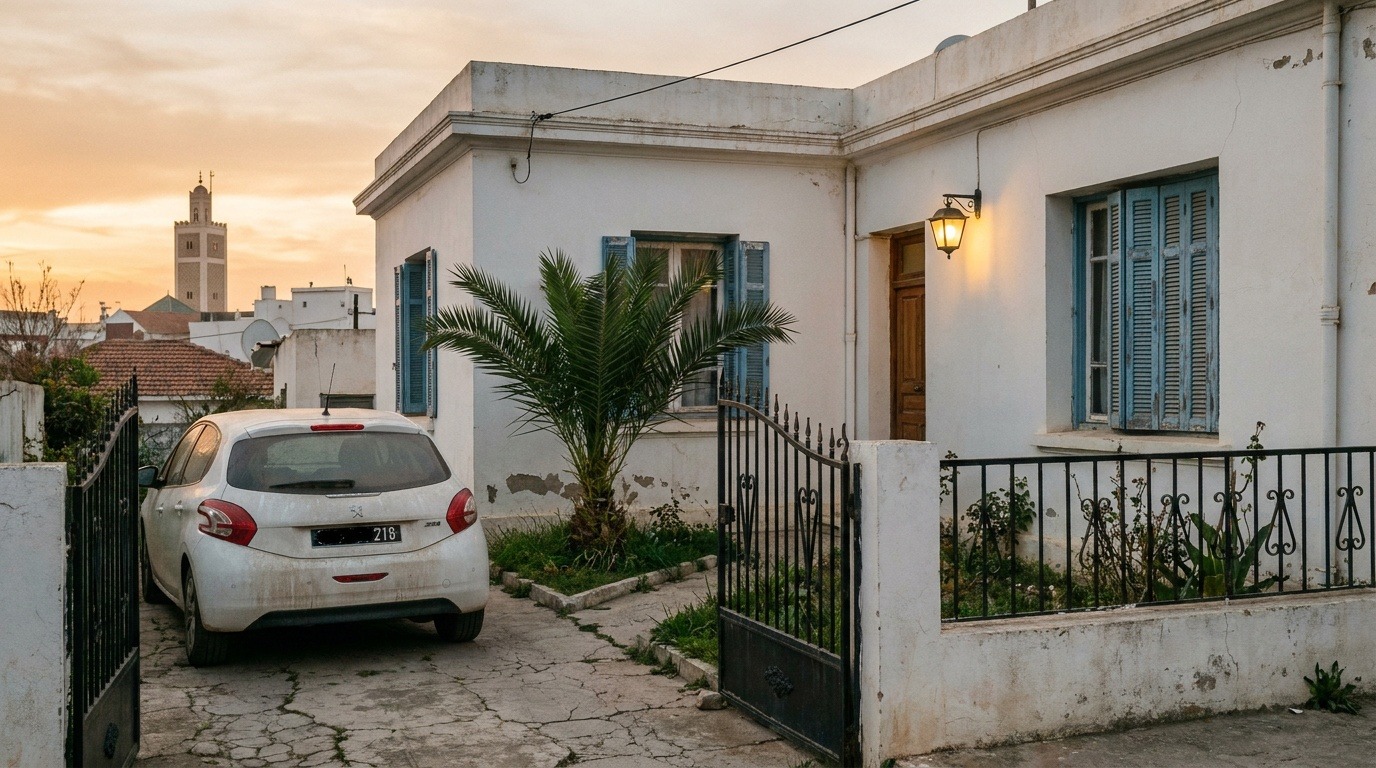 Maison familiale en banlieue d'Alger