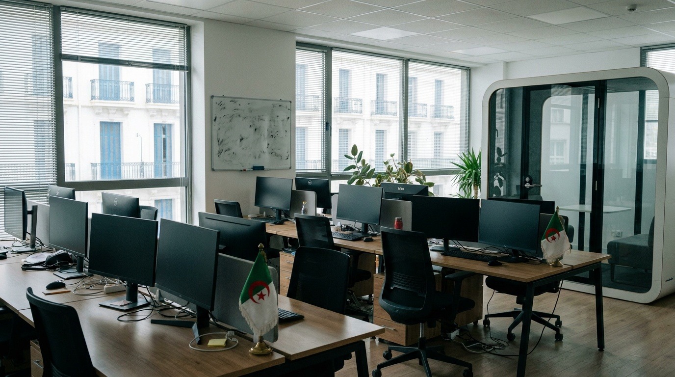 Open space de bureau moderne à Alger
