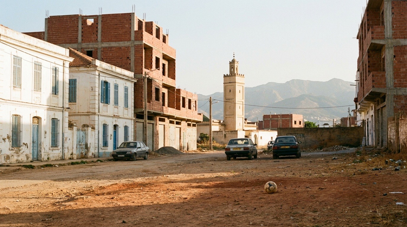 Quartier périurbain en Algérie