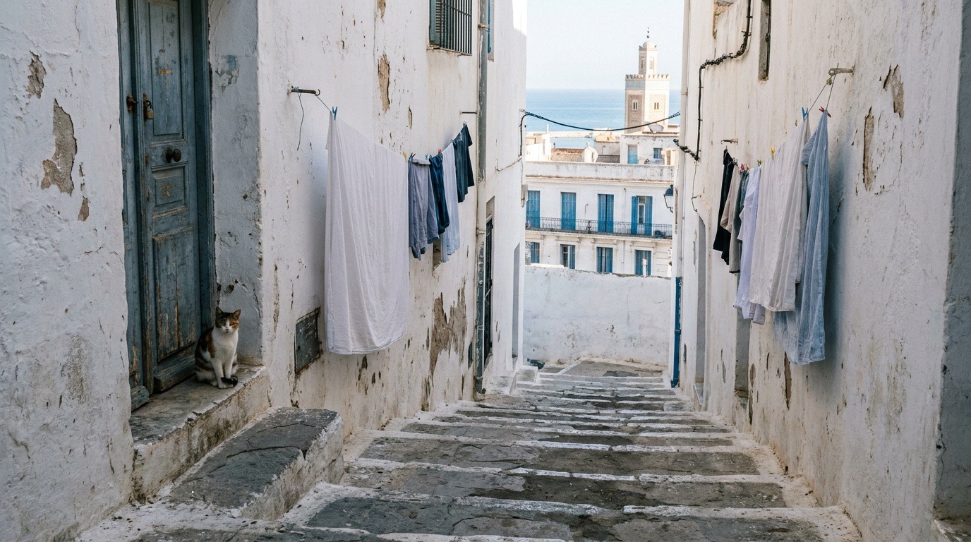Ruelle calme de la Casbah d'Alger