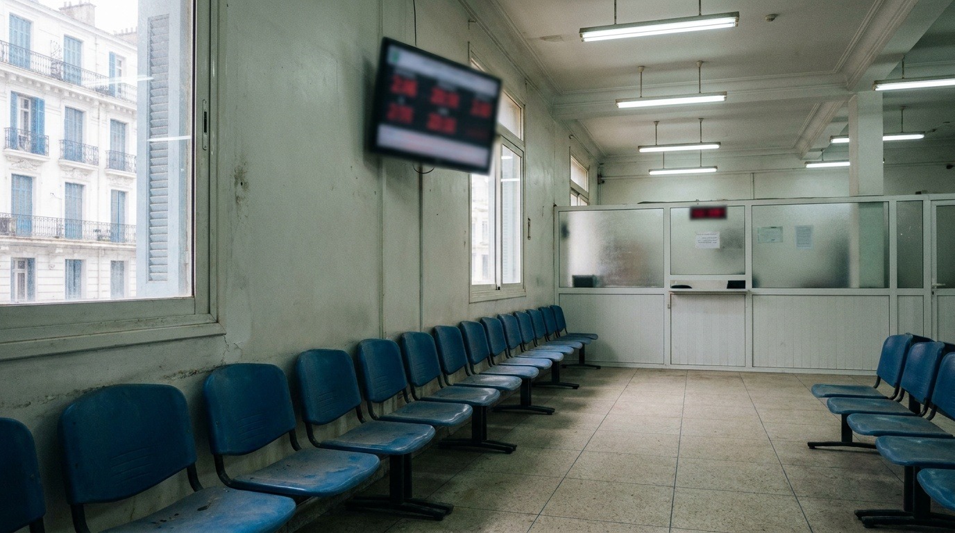 Salle d'attente d'une administration algérienne